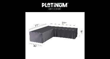 Platinum AeroCover - Loungebankhoes L-vorm - 270x270x100xH70cm - Ademend - Waterproof - Hoge kleurechtheid