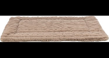 Trixie - Ligmat Lonni - Ribfluweel - Lichtbruin - 75X55 cm