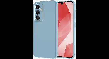 Hoesje - Geschikt voor Samsung Galaxy A16 - Sterk & Shockproof - Hoes Cover - Siliconen Case - Lichtblauw