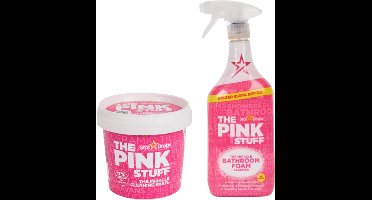 The Pink Stuff Pasta 850GR + The Pink Stuff badkamerreiniger 850 ml
