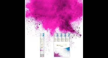 3x Holi powder shooter gender reveal roze (30cm)