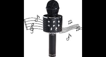 Denver Karaoke Microfoon Bluetooth - Draadloos - Karaoke Set - Ingebouwde Speaker - AUX - MicroSD - KMS20 - Zwart