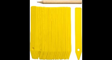 Nature - Steeketiketten van kunststof (25 stuks) - 10 cm - moestuin/groentetuin/kruidentuin