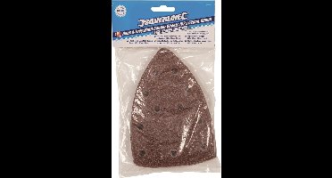 Silverline Klittenband schuurvellen - 105 x 152 mm - diverse korrelgroftes - 10 stuks