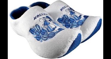 Klomp pantoffels Delftsblauw Kiss - 31-35