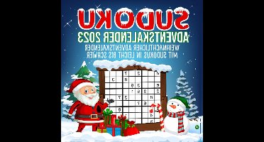 oCreon Sudoku Adventskalender 2023 Kerstmis 3 Puzzels per Dag van Makkelijk tot Moeilijk