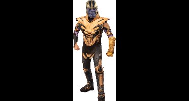 Rubies - Thanos Kostuum Jongen - Geel, Paars, Zwart - Maat 104 - Carnavalskleding - Verkleedkleding