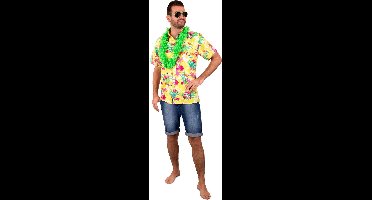 Hawaii Blouse Club Tropicana Geel - Maat M