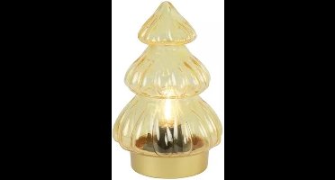 Countryfield tafellamp LED timer Leah S op batterij amber 18cm