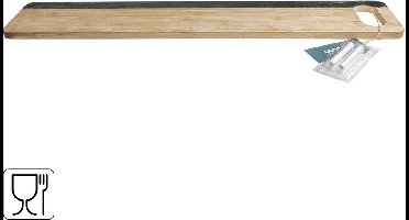 Gusta - Serveerplank - met krijt - 75x15cm