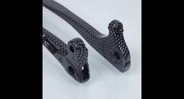 Paire de levier de frein TNT look carbone pour scooter Yamaha 50 Bw's Neuf