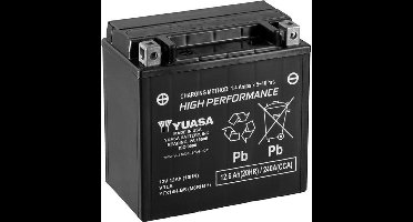 Yuasa SLA-accu voor Buell 1200 XB-12X Ulysses 2006 tot 2010 YTX14H-BS / YTX14H / 12V 12,6Ah nieuw