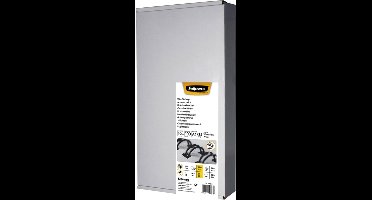 Fellowes bindring - metalen bindruggen - 10 mm voor 80 vel -34-rings - A4 - wit - 100 stuks