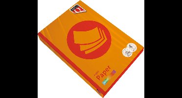 Kopieerpapier Quantore Colour A4 160gr oranje 250 vel | 5 stuks