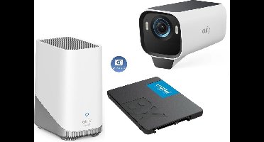 eufy HomeBase 3 S380 + eufyCam S3 Pro MaxColor Vision 4K + 240GB SSD - Bundelvoordeel