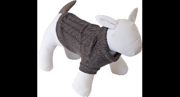 Boony Dog Fashion -Hondentrui - Kabeltrui - Kleur: bruin - Ruglengte: 25 cm