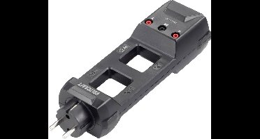 VOLTCRAFT DMA-1L 16 Adapterstekker - Donkergrijs