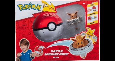 Pokémon - Battle Spinner Game - Eevee & Poké Ball