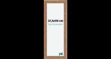 Your Decoration - Fotolijst 37,5x98 cm - MDF - Notenhout Licht - Como