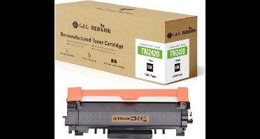 G&G Toner vervangt Brother TN-2420 Compatibel Zwart 3000 bladzijden Reborn remanufactured 21078