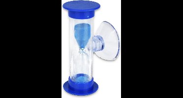 New Age Devi - Badkamer tandenpoets zandloper - 2 minuten - blauw - Douchezandloper