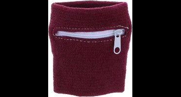 *** Pols Zweetbandje - Rits - 8 x 8 CM - Wrist Sweatband Polsbandje - Met Rits - Voor Sport en Fitness Uitgaan Festivel van Heble® ***