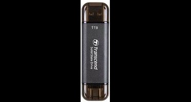 Transcend ESD310C – 1 TB Externe SSD – USB-A 3.2 Gen 2, USB-C – Zwart – TS1TESD310C