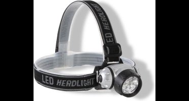Perel led-hoofdlamp, 7 heldere witte leds, 7 lichtmodi, ideaal voor outdoor-activiteiten