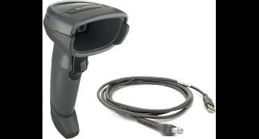 Zebra DS4608, 2D, HD, USB, RS232, kabel (USB), zwart