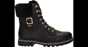 Remonte Veterboots - Dames - Zwart - Maat 38