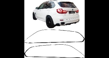 Shadow Line Raam Sierlijsten Hoogglans Zwart Geschikt voor Bmw X5 F15 vanaf 2013 t/m 2018