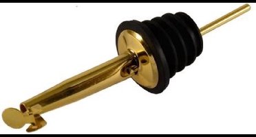 New Age Devi - Luxe Schenktuit voor Fles - Perfect voor Wijn Cocktails Olijfolie en Whiskey - Gouden Schenkdop voor een Stijlvolle Bar Butler - Ideaal voor Keuken en Diner