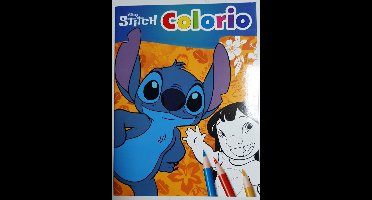 1 Colorio kleurboek Disney Lilo en Stitch - 32 pagina's - kleuren - kids - 1 kleurboek