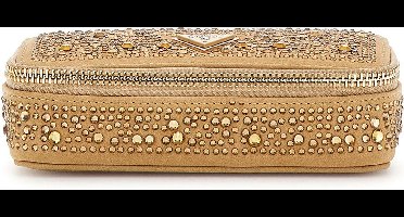 GUESS Sieradendoos Small Jewelry Case Gold Beige