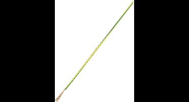 TRU COMPONENTS 1571384 Draad LiY 1 x 0.50 mm² Groen, Geel 10 m