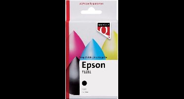 INKCARTRIDGE QUANTORE EPS T128140 ZWART
