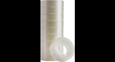 Quantore Plakband - 15mmx33m kleine kern - 10 stuks