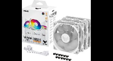 TUF GAMING TR120 ARGB REVERSE 3IN1 White