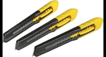 Stanley Stanley Afbreekmes SM 9mm, 3 stuks