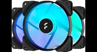Fractal Design Aspect 12 RGB PWM 3-pack Zwart, 120mm