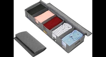 Kledingopberger, onder het bed - grijs