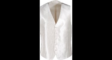 Trouwgilet Ecru Twill - Maat 54 - Heren