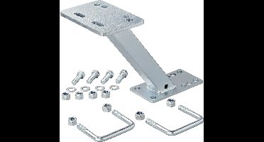 ProPlus Reservewielhouder met U-beugels - Geschikt voor 4 en 5-Gaats Velgen