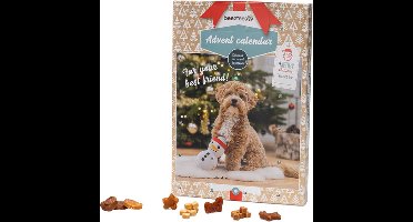 Beeztees Kerst Adventskalender Paw - Hondensnack- 24 st.