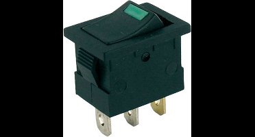 Wip schakelaar aan - uit groen 12V 10A