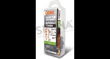 Zaagketting OZAKI halfhaaks, .325" .063 (1,6mm) titanium inductie - 74 schakels.