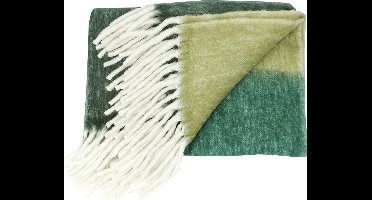 Plaid blanch green 130 x 170 cm