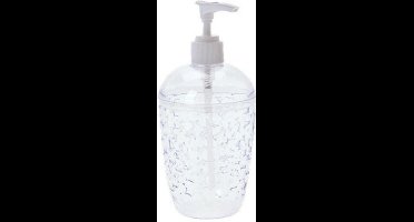 Zeeppomp Kunststof Transparant 400ml voor Vloeibare Zeep, Gel of Afwasmiddel - Ideaal voor Badkamer en Keuken