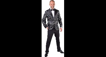 Magic Design Colbert Glitter Zwart Polyester Maat M