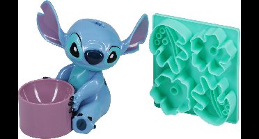 Paladone Stitch Set Met Toast-eierbeker En Vorm Roze